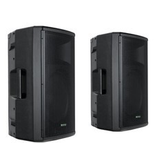 2 aktive PA-Lautsprecher mit 12" Woofer, Bluetooth und 500W, auch als Monitor