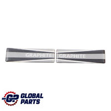 Mini Cooper R56 Graphit Aufkleber Heckscheibe Abziehbilder Plates Set