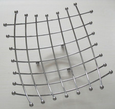 Obst Korb Schale aus Metall