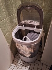 Camry CR 8054 3 kg Miniwaschmaschine - Weiss/Braun