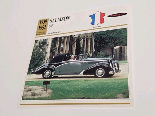 Salmson s4e geschichte - ,