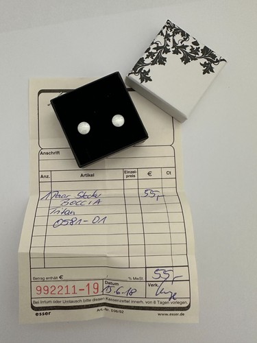 Keramik ohrstecker boccia - keramik,