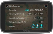TomTom GO Professional 520, 5 Zoll LKW Navi, WiFi Lifetime Maps, Traffic, Radar