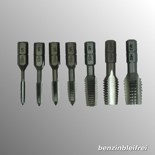 Bit gewindebohrer m12 hss - bit, m3-m12