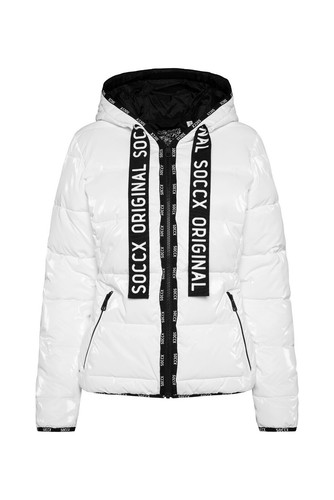 Soccx glänzende steppjacke - soccx,