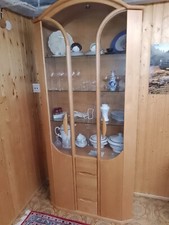 Vitrine Echtholz Erle, sehr