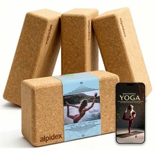 Yogablöcke Kork 2er | 4er Set