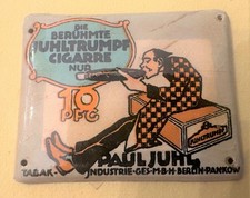 ält. kl. Schild Türschild Blechschild Kaufmannsladen Paul Juhl Berlin Pankow