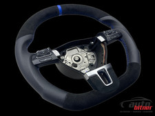 AUSTAUSCH Lenkrad Leder Alcantara Vw Passat B6 B7 3C CC Multifunktion Abgeflacht