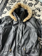 Leder Mantel Herren Lang