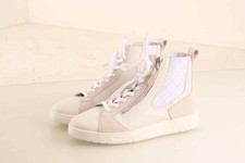 VITAFORM Damen-Hightopsneaker Softnappa/Velour Reißvers. Weiß Gr.38 - gebraucht