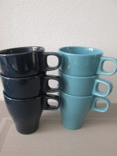6x Ikea Färgrik Kaffee Tasse