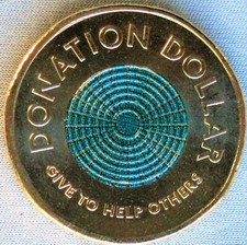 AUSTRALIA /AUSTRALIEN_1 Dollar 2020_Donation Dollar - grün, green_unc_lose