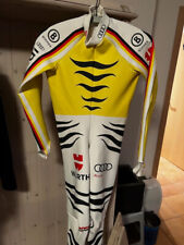 Rennanzug Bogner Downhill, Frauen, Größe L, weiß-gelb