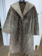 Pelzmantel Seehund Echtfell Antik Vintage Pelz