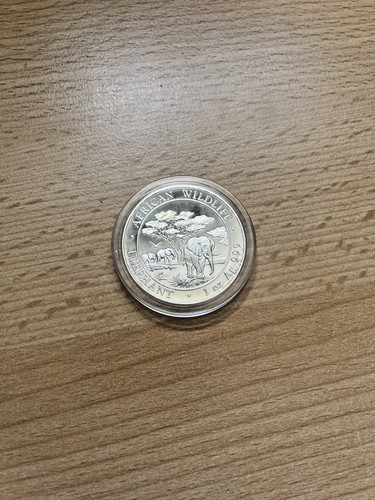 Silber somalia elefant - oz,