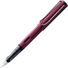 Lamy AL-star Füllfederhalter 029 black purple, Feder B, Aluminium eloxiert inkl.
