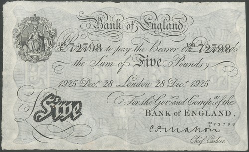 Bank england mahon 5 - england,, c.p.