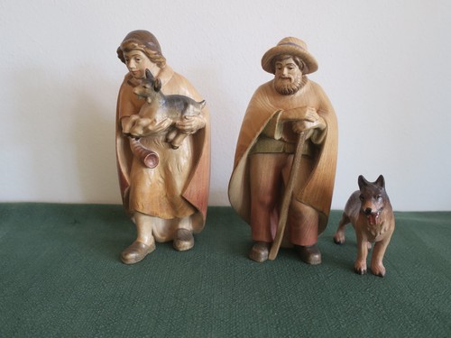 Zwei hirten mit - hund,, neu