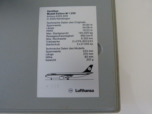 Herpa 200 lufthansa airbus a - herpa,
