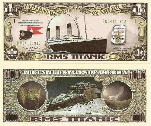 Rms titanic gedenkmünze eine - rms,