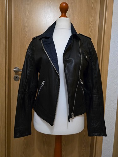 Esprit jacke leder s - leder,