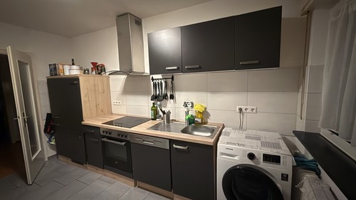Komplette küche 300cm grau - komplette,