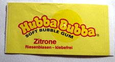 Werbe-Aufkleber Hubba Bubba