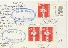 44/413 AK OKTOBERFEST  JAHR 1976  RUMMEL BIER LÖWENBRÄU FAHNEN