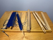 alter Schulwebrahmen Webrahmen 80er Jahre LxB~42x29cm funktionsfähig für Hobby