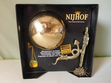 NIJHOF massiv Messing Blumenampel mit Ketten im Karton