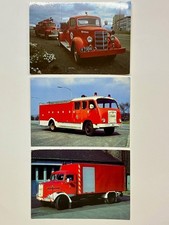 AK 3 Postkarten Historische Feuerwehren / Einsatzfahrzeuge Diesel Queen 1984 MAN