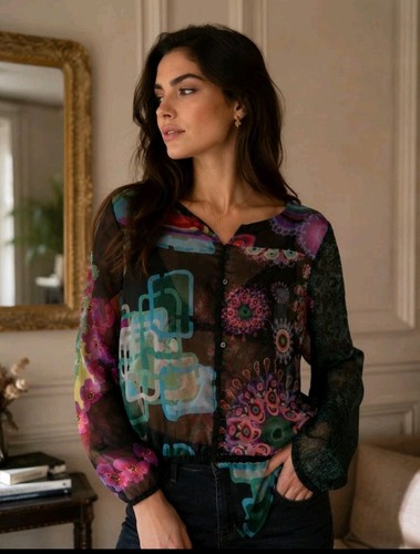 Desigual damenbluse s - damenbluse, –