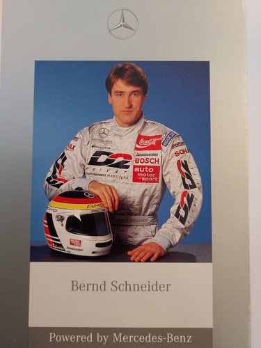 Bernd schneider autogrammkarte - bernd,