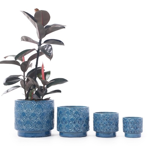 Blumentopf keramik glasiert - keramik,