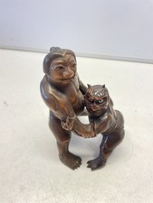 Holzfigur Buddha Kämpfer Höhe 11cm