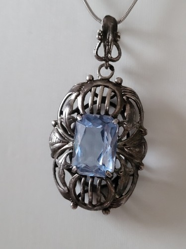 Jugendstil silber anhänger - jugendstil,