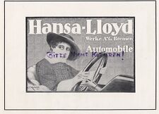 BREMEN, Werbung 1916, Hansa
