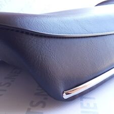 Für KAWASAKI 500 H1 - Neue Sitzbank Nachfertigung - Schwarzer Streifen Und Glatt