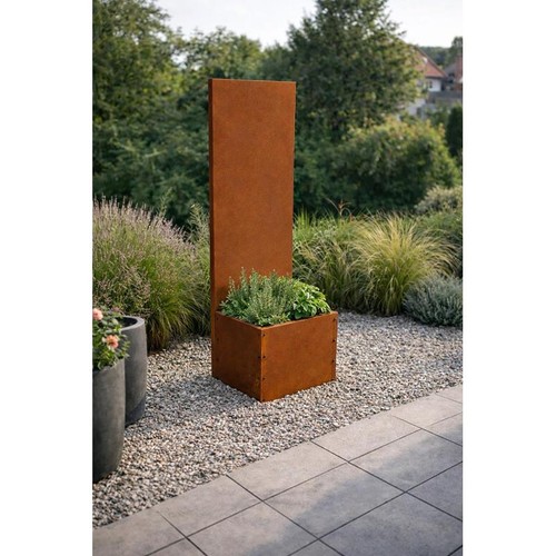 Sichtschutz rost metall - sichtschutz,