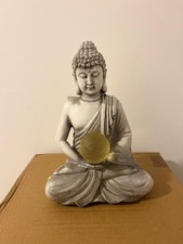 Dekofigur Buddha mit Solar