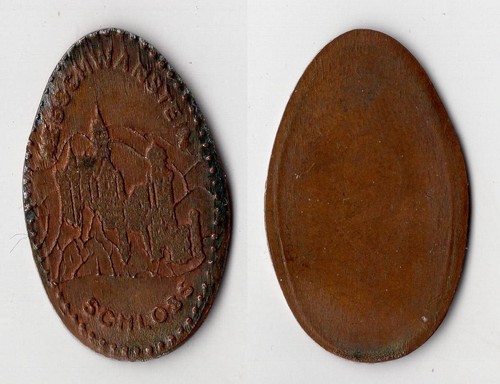 Elongated coin schloss - coin,