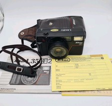 Nikon L35 AF2 35mm Kompaktkamera, Schwarz