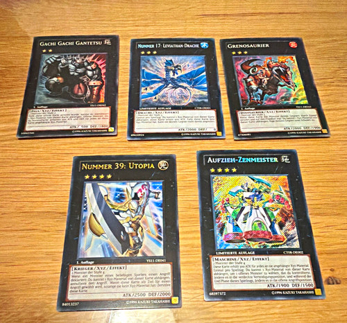 Konami 5 karten - yu-gi-oh!, lot