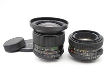 2x Minolta MD Objektiv - Vivitar Auto Wide-Angel 2.5/58mm + Minolta 1.7/50mm