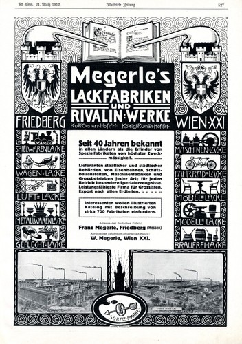 Lackfabrik megerle friedberg - friedberg, &