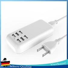 6x USB with EU Plug Adapter