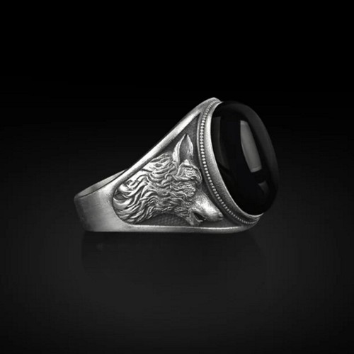 925 sterling silber herrenring - sterling,