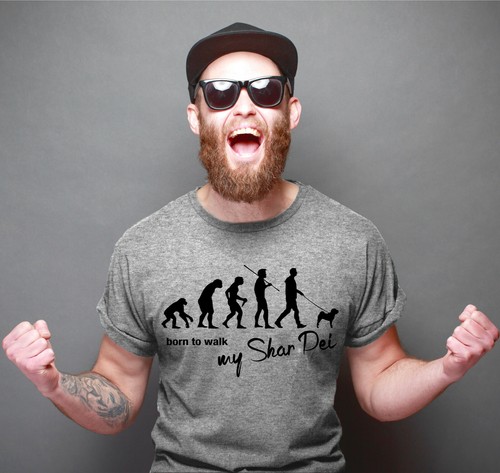 Shirt evolution shar pei - t-shirt,