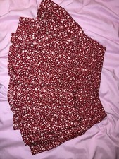 Damen Rock Rot Mit Hose Xl